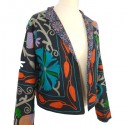 Veste d'été brodée en Coton indien femme