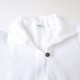 Chemise coton crêpé Blanc