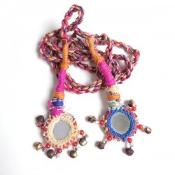 Ceinture tressée hippie bohème indienne