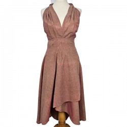 Robe dos Nu portefeuille Mi-longue