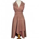 Robe dos Nu portefeuille Mi-longue