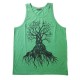 Débardeur Vert Homme Coton