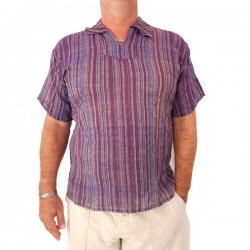 Chemise Homme Rayée coton indien