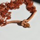 Collier Perles de verre Orange
