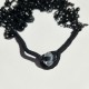 Collier Perles de verre noire