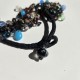 Collier Perles de verre Multicolore