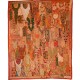 Grande Tapisserie Patchwork Ethnique Indien 205 x 250 cm