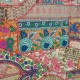 Grande Tapisserie Patchwork Ethnique Indien 205 x 250 cm