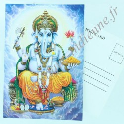 Carte Postale Indienne Ganesh