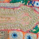 Grande Tapisserie Patchwork Ethnique Indien 205 x 250 cm