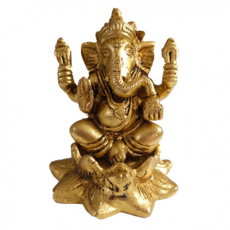 Statue Ganesh en Laiton 10cm