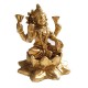 Statue Laxmi en Laiton Indienne