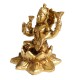 Statue Laxmi en Laiton Indienne