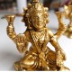Statue Laxmi en Laiton Indienne