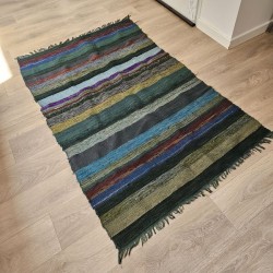 Tapis Indien en coton recyclé 180x113cm