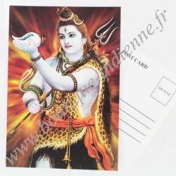 Carte Postale Indienne Shiva