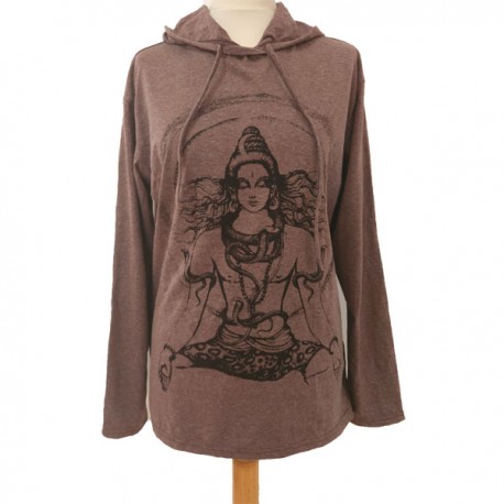 T-Shirt Manche Longue et capuche Shiva