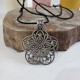 Pendentif Fleur Métal vieilli