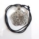 Pendentif Fleur Métal vieilli