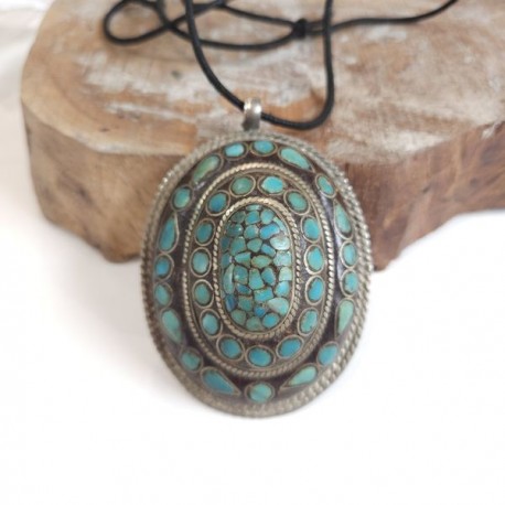 Pendentif Tibétain fait main