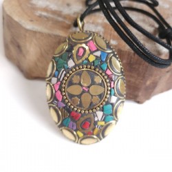 Pendentif Tibétain fait main