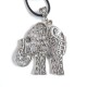 Pendentif éléphant ajouré indien