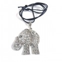 Pendentif éléphant ajouré indien
