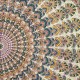 Tenture ou Nappe indienne Coton Vert