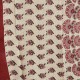 Tenture ou Nappe indienne Coton bordeau