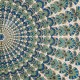 Tenture ou Nappe indienne Coton Bleu