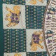 Nappe indienne ou Tenture Coton Vert