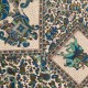Nappe indienne ou Tenture Coton Bleu