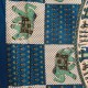 Nappe indienne ou Tenture Coton Bleu