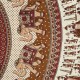 Nappe indienne ou Tenture Coton Marron