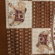 Nappe indienne ou Tenture Coton Marron