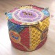 Housse de Pouf brodée éléphant