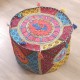 Housse de Pouf brodée éléphant