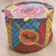 Housse de Pouf brodée éléphant