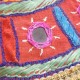 Housse de Pouf brodée éléphant