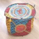 Pouf ethnique patchwork inde