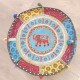Pouf ethnique patchwork inde
