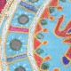 Pouf ethnique patchwork inde