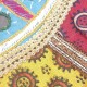 Pouf ethnique patchwork inde
