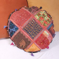 Housse Coussin Patchwork taille moyenne