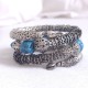 Bracelet snake turquoise indien