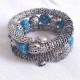 Bracelet snake turquoise indien