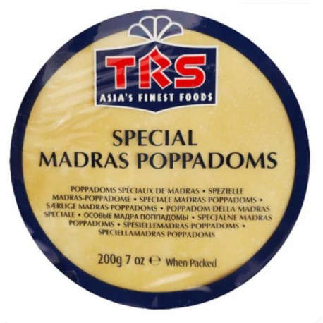 Papad ou Papadum indien - Chips Indiens 200 grs