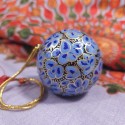Boule Noel Artisanat du Cachemire papier maché 