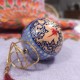 Boule Noel Artisanat du Cachemire