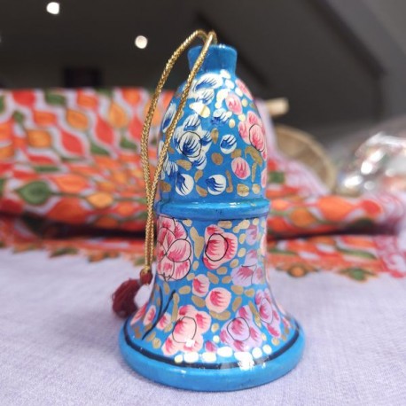 Cloche Papier Maché de Noel Cachemire